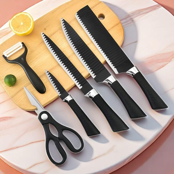 Conjunto de Facas de Cozinha com 6 peças