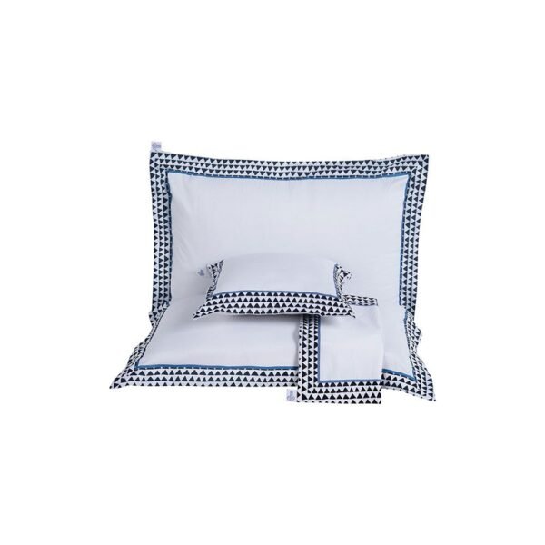 Kit Cobre Leito Dupla Face Casal Queen Bordado Renove Hipercal 400 Fios Cor:verde (3210-12) - Image 9