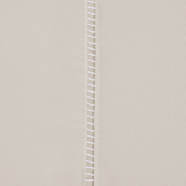Par de Fronhas Versatile Ponto Palito 2 Peças 70cm x 50cm 100% Poliéster Micropercal 300 Fios - Cáqui (VED525902) - Image 3