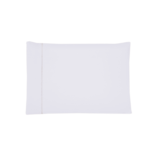 Par de Fronhas Versatile Ponto Palito 2 Peças 70cm x 50cm 100% Poliéster Micropercal 300 Fios - Branco (VED525901) - Image 4
